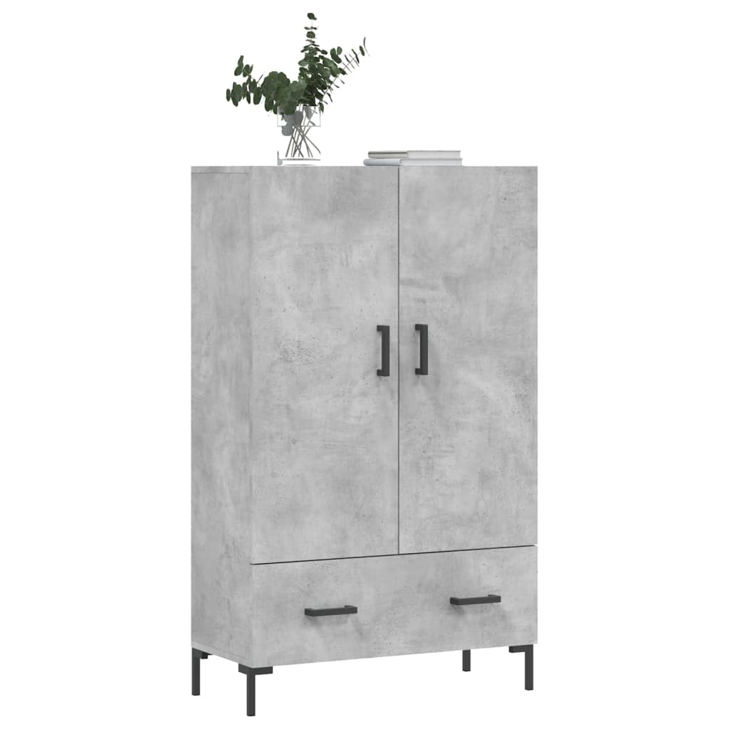 Skåp Betonggrå 69,5x31x115 cm