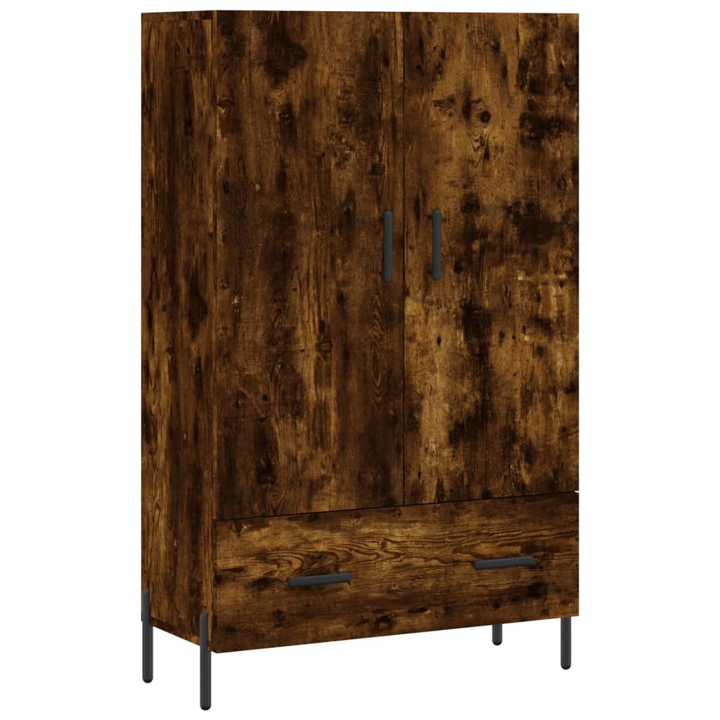 Skåp Rökfärgad Ek 69,5x31x115 cm