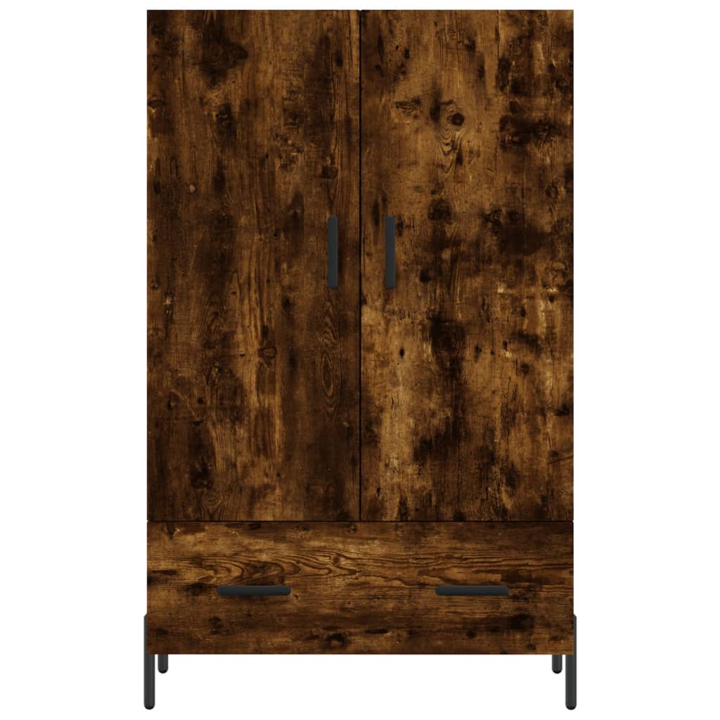 Skåp Rökfärgad Ek 69,5x31x115 cm