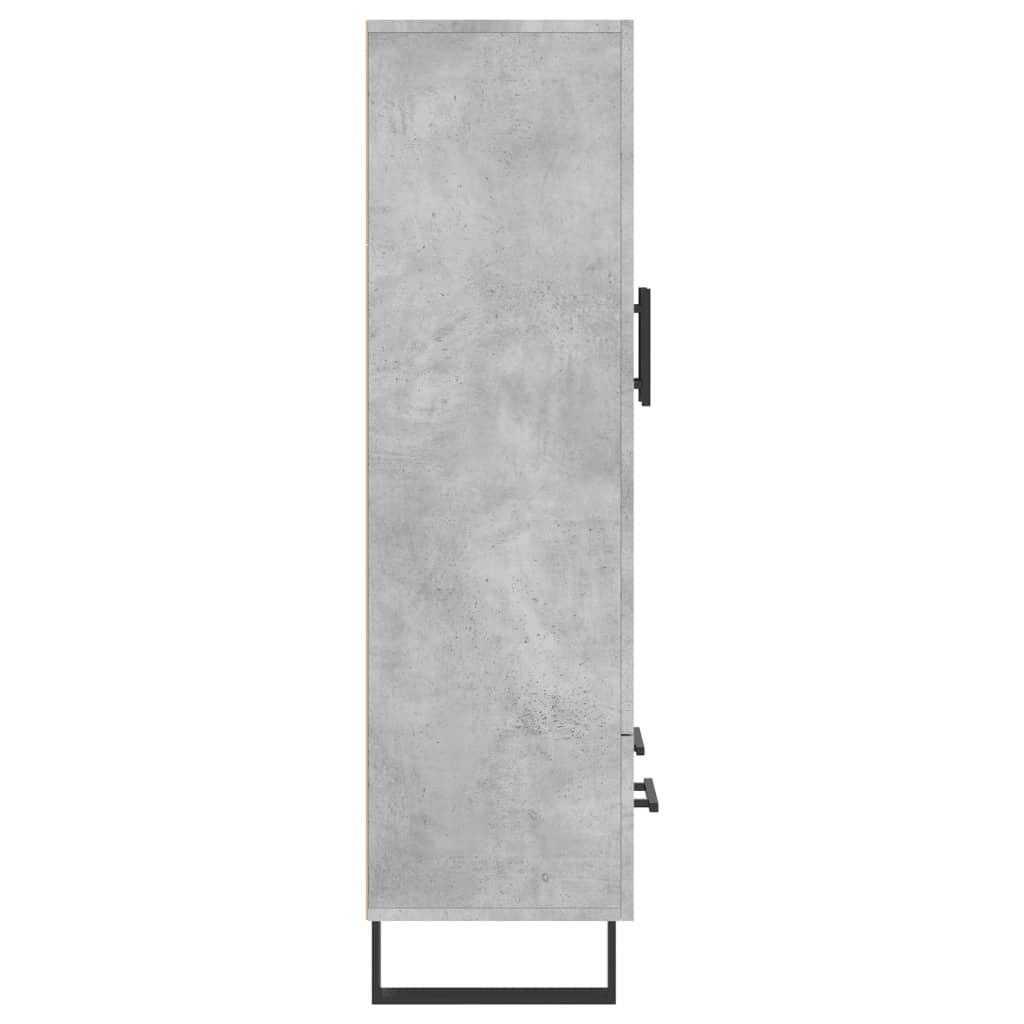 Skåp Betonggrå 69,5x31x115 cm