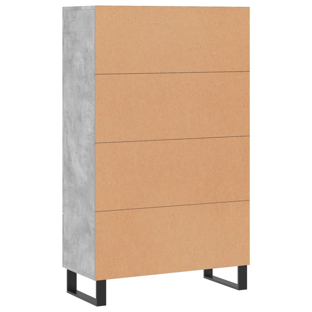 Skåp Betonggrå 69,5x31x115 cm