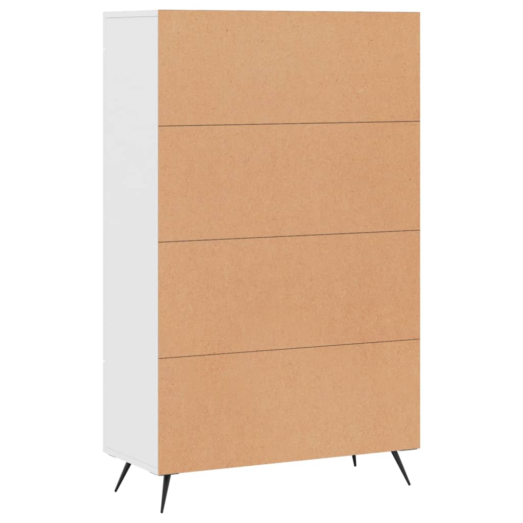 Skåp Vit 69,5x31x115 cm