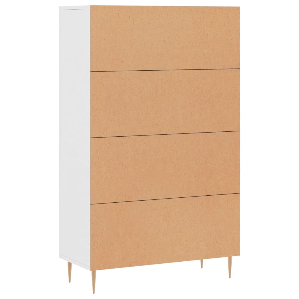 Skåp Vit 69,5x31x115 cm