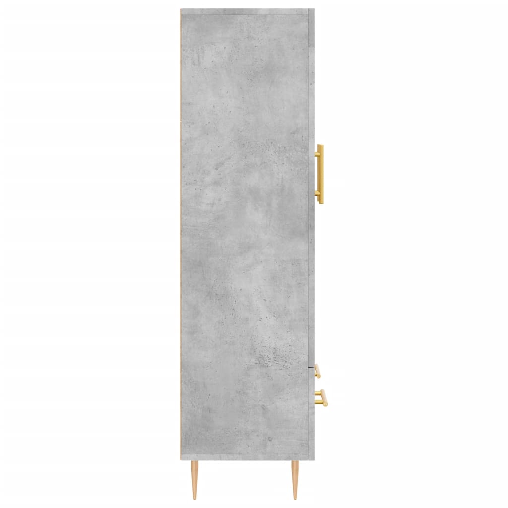 Skåp Betonggrå 69,5x31x115 cm