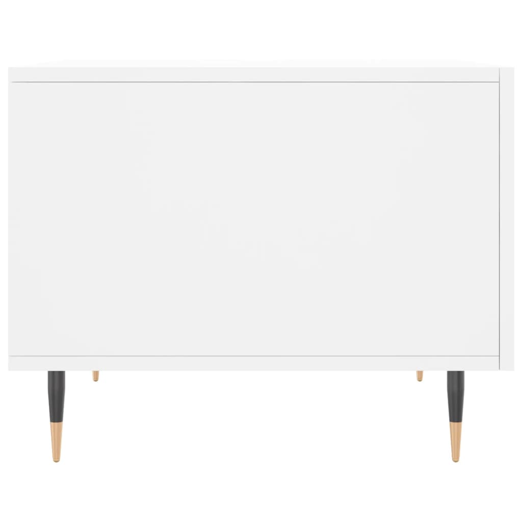 Sidobord Vit 2 st 50x50x40 cm