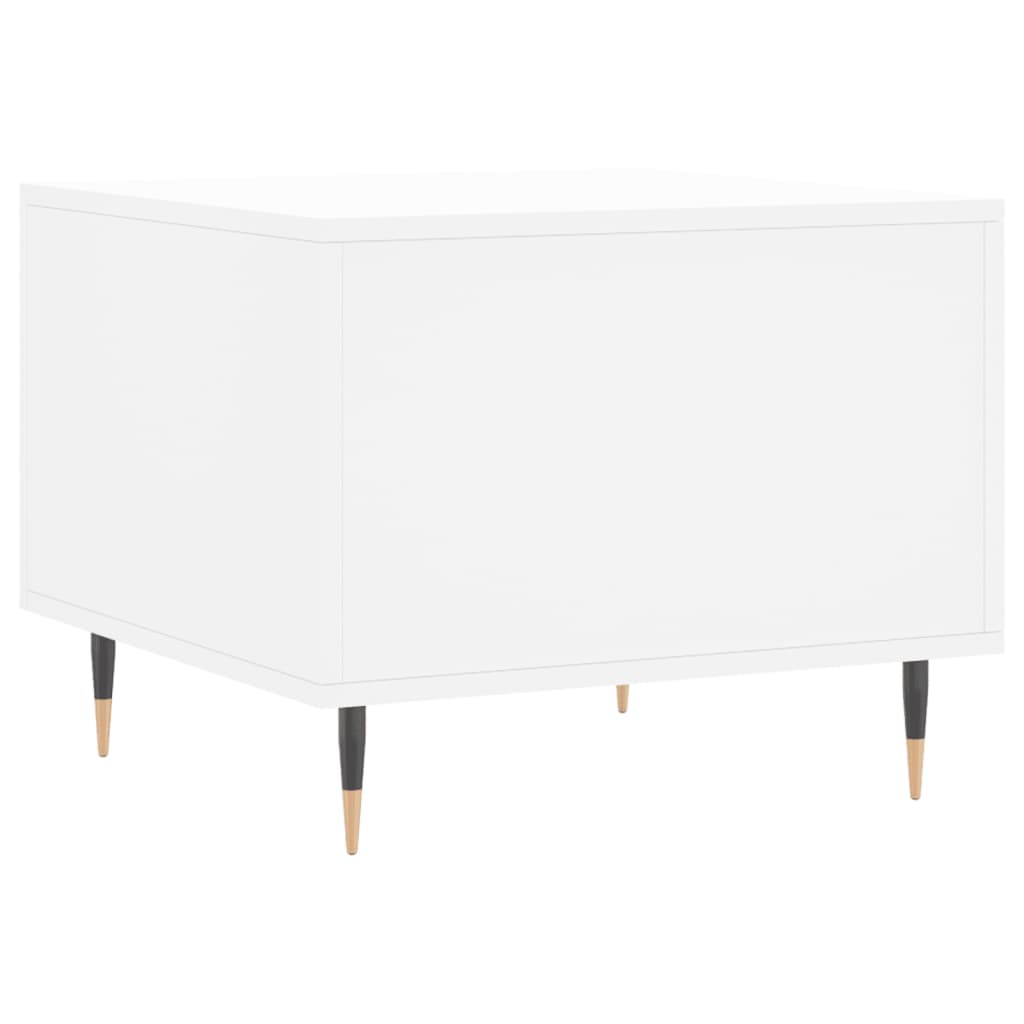 Sidobord Vit 2 st 50x50x40 cm