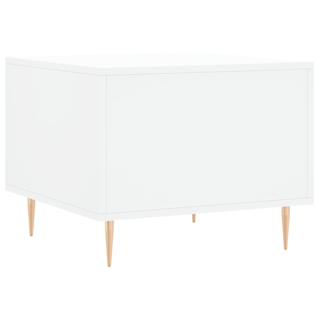 Sidobord Vit 2 st 50x50x40 cm
