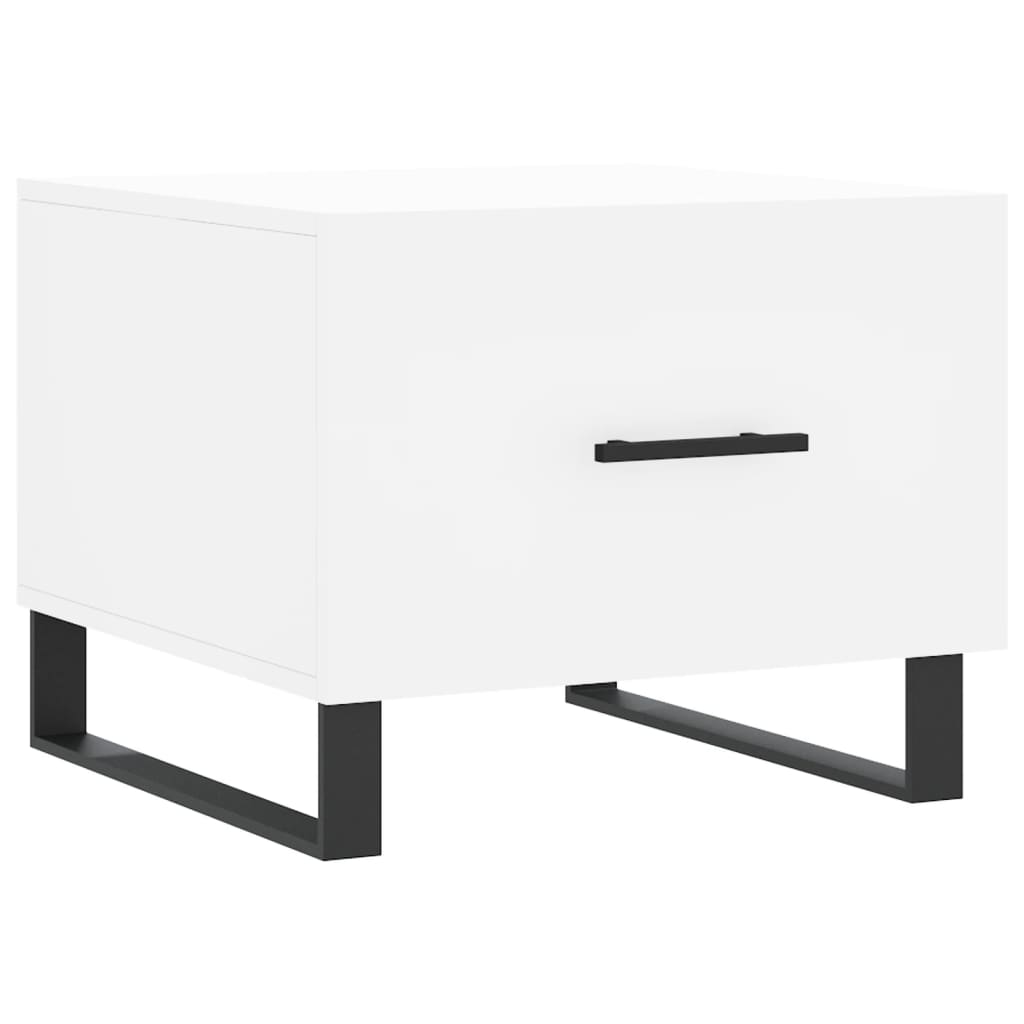 Sidobord Vit 2 st 50x50x40 cm
