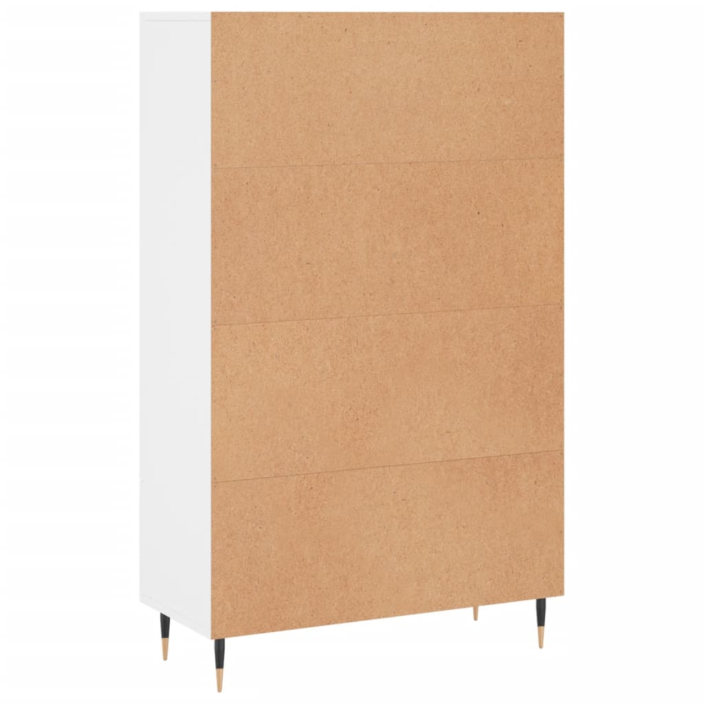 Skåp Vit 69,5x31x115 cm