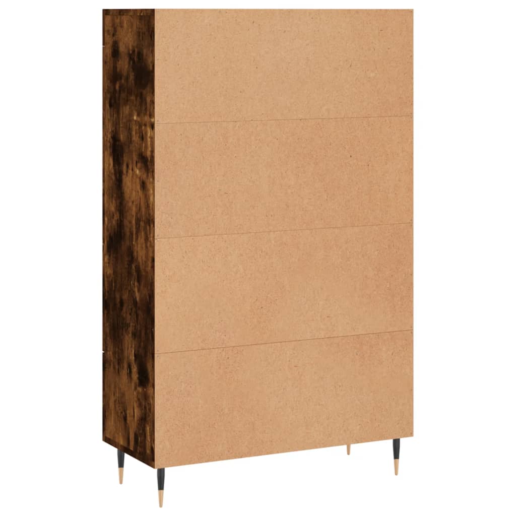 Skåp Rökfärgad Ek 69,5x31x115 cm