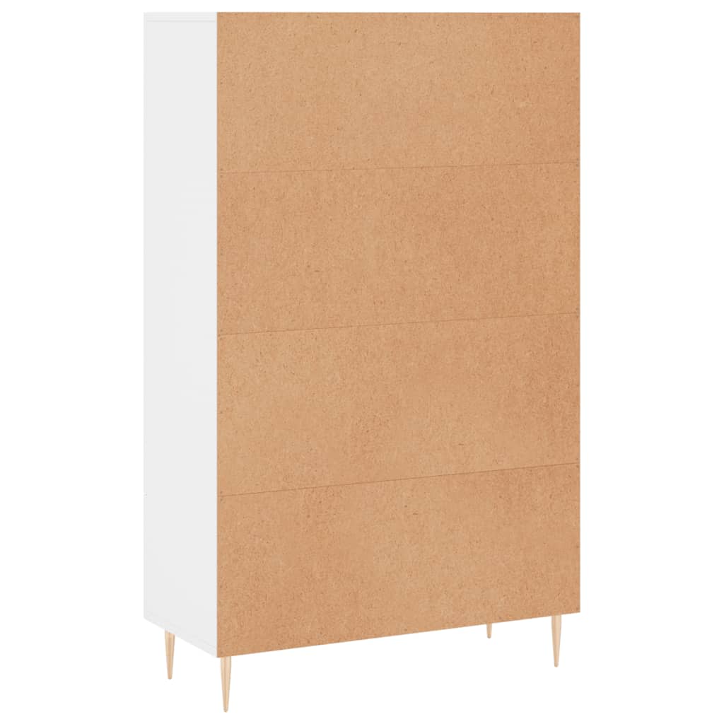 Skåp Vit 69,5x31x115 cm