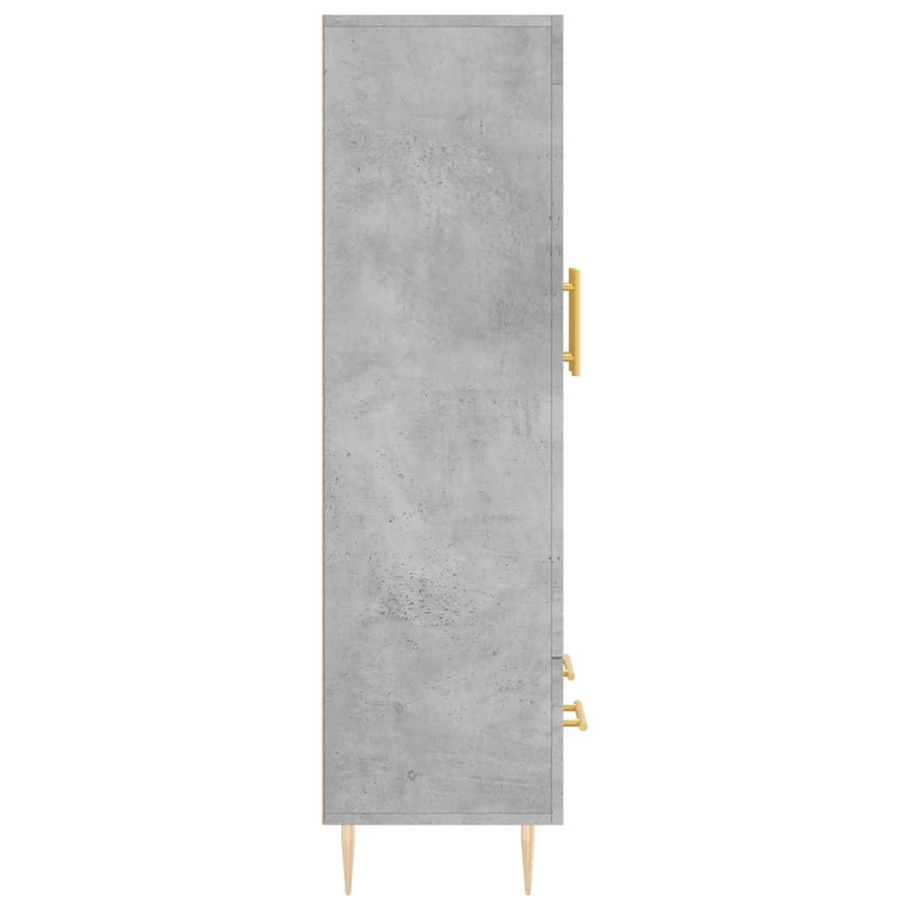 Skåp Betonggrå 69,5x31x115 cm