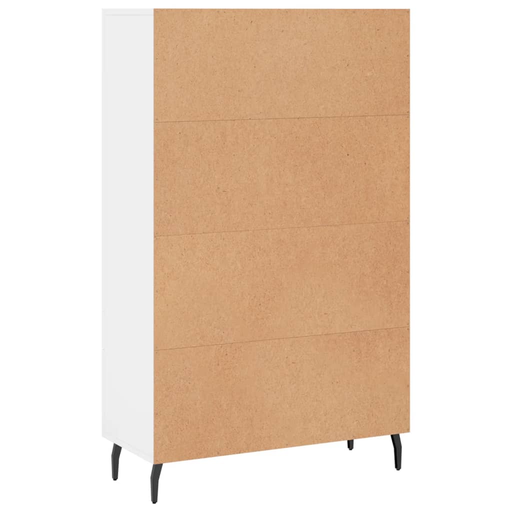 Skåp Vit 69,5x31x115 cm