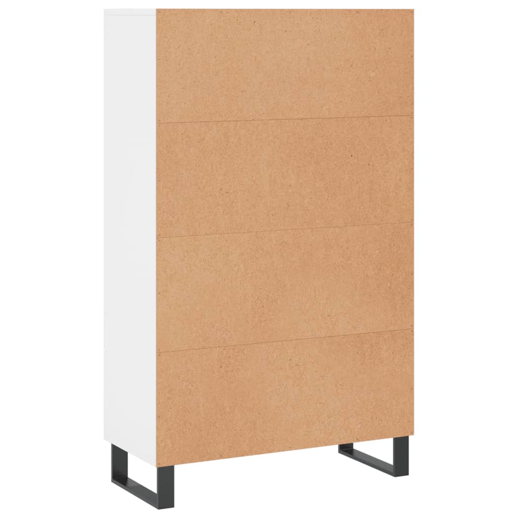 Skåp Vit 69,5x31x115 cm