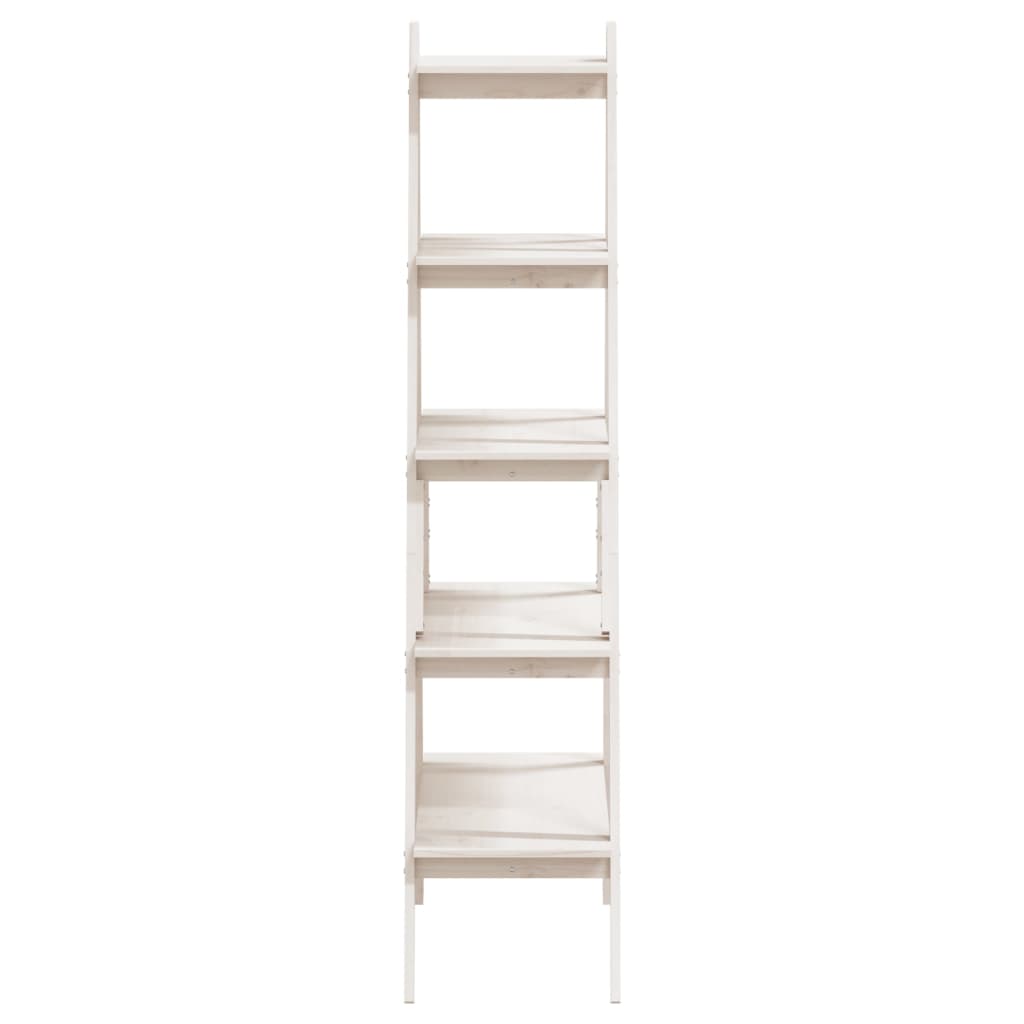 Hylla A-formad 5 hyllor 110x40x180,5 cm massiv furu