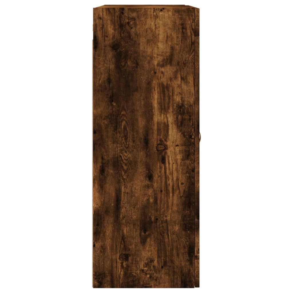 Väggskåp Rökfärgad Ek 69,5x34x90 cm