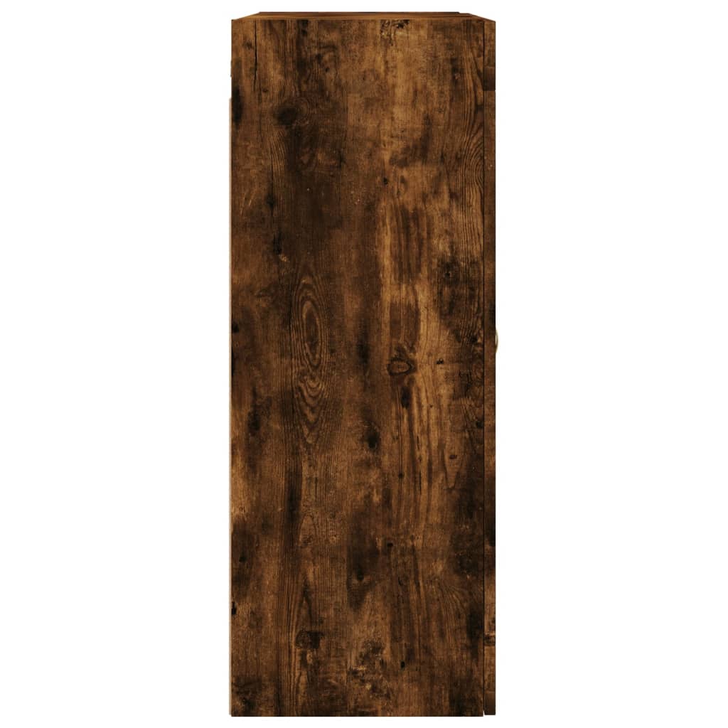 Väggskåp Rökfärgad Ek 69,5x34x90 cm