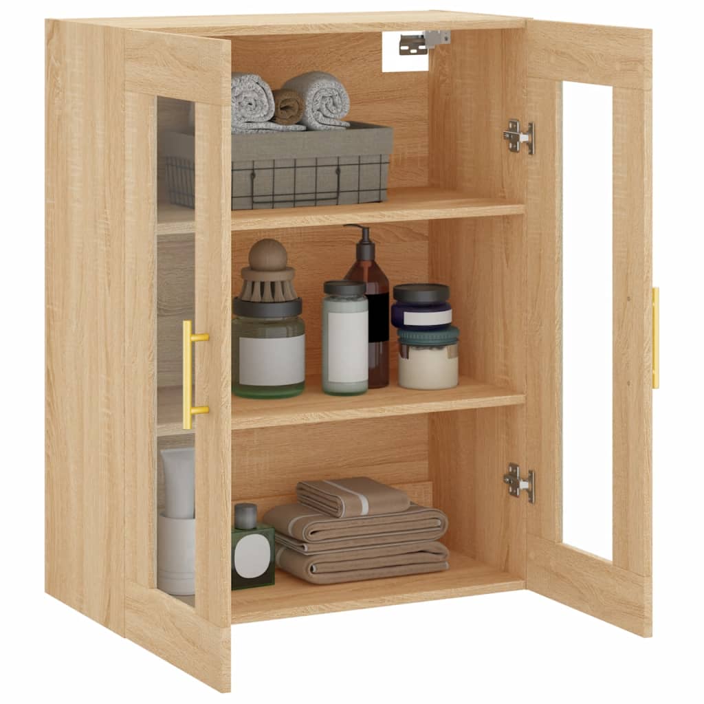 Vägghylla Sonoma Ek 69,5x34x90 cm