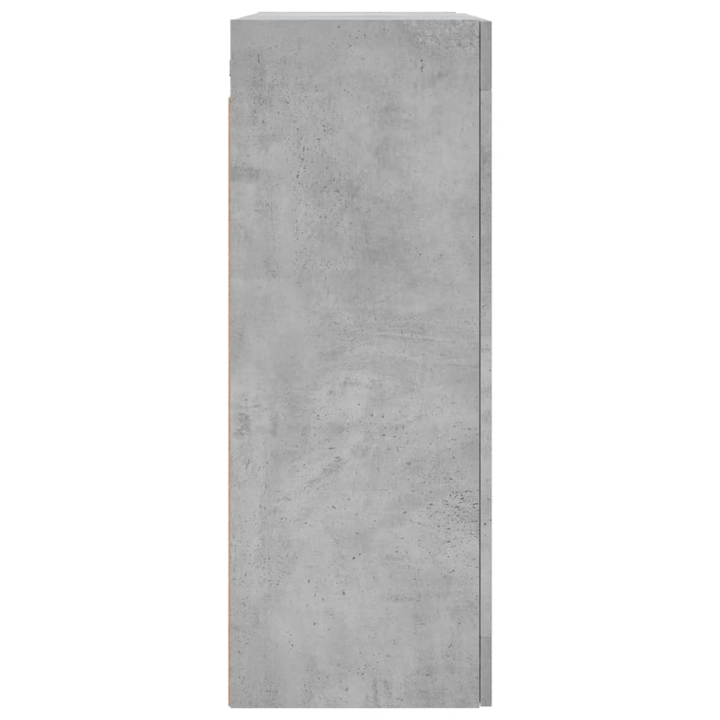 Väggskåp Betonggrå 69,5x34x90 cm