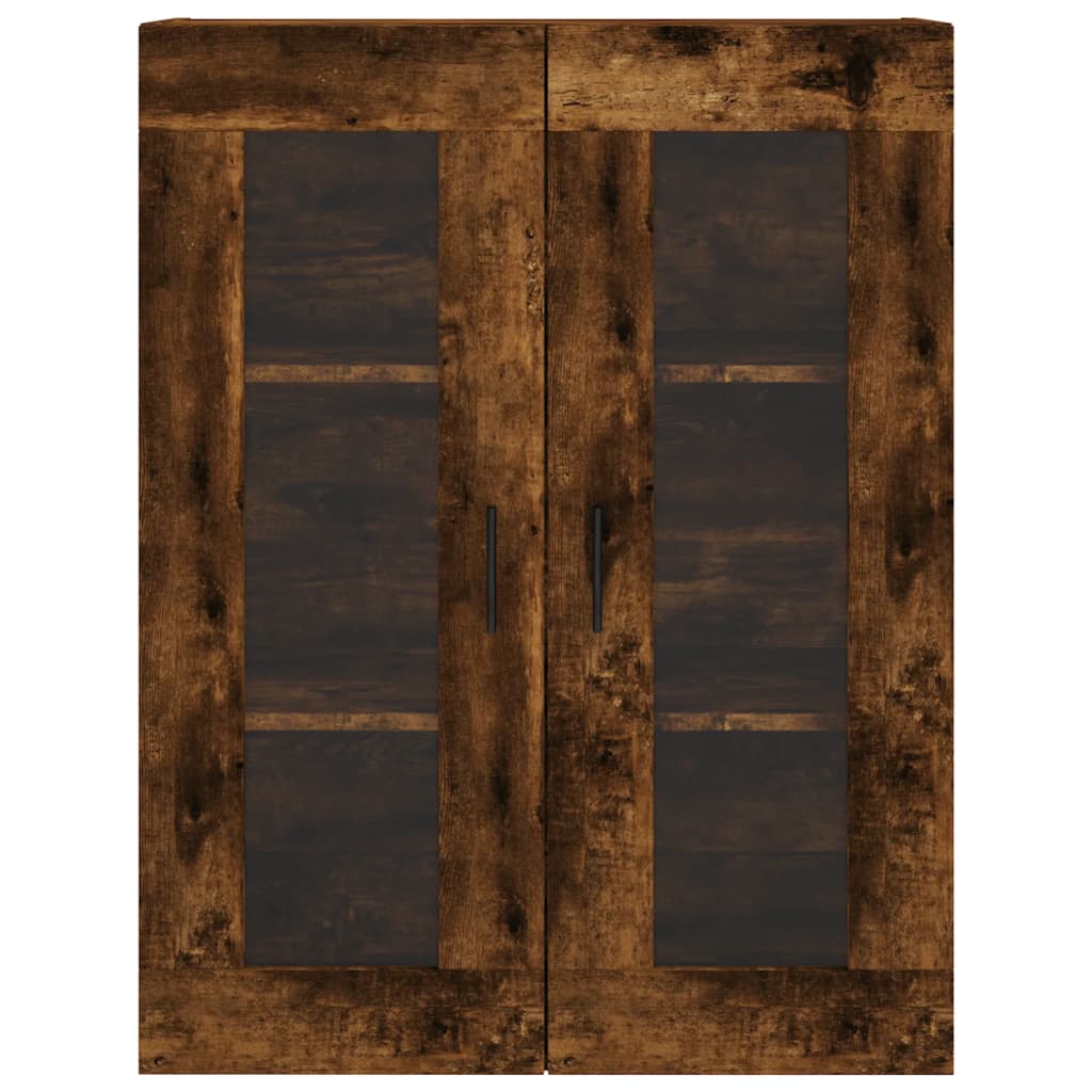 Väggskåp Rökfärgad Ek 69,5x34x90 cm