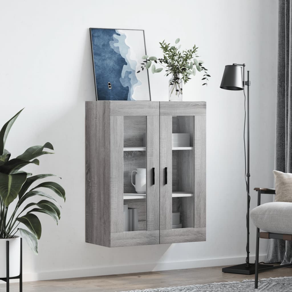 Väggskåp Sonoma Grå 69,5x34x90 cm