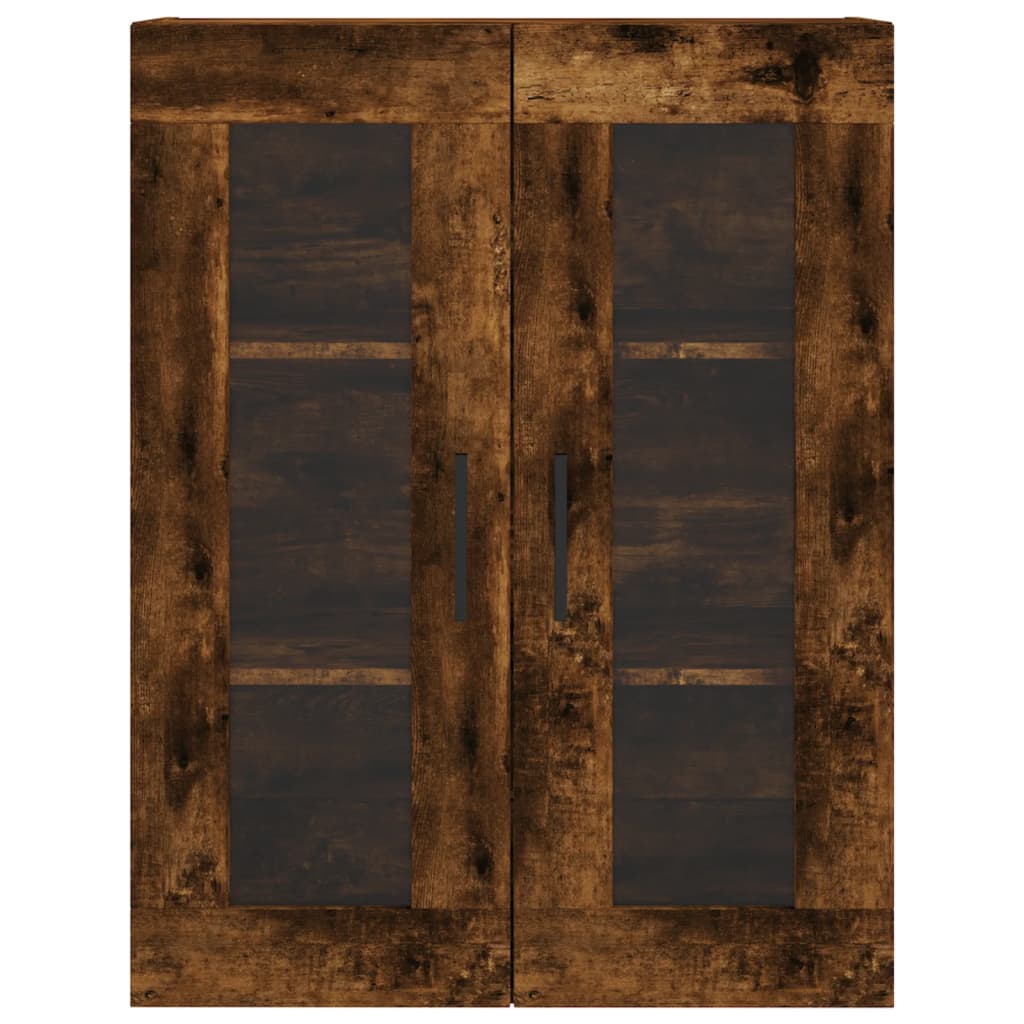 Väggskåp Rökfärgad Ek 69,5x34x90 cm