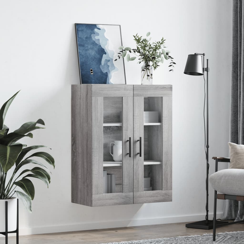 Väggskåp Sonoma Grå 69,5x34x90 cm