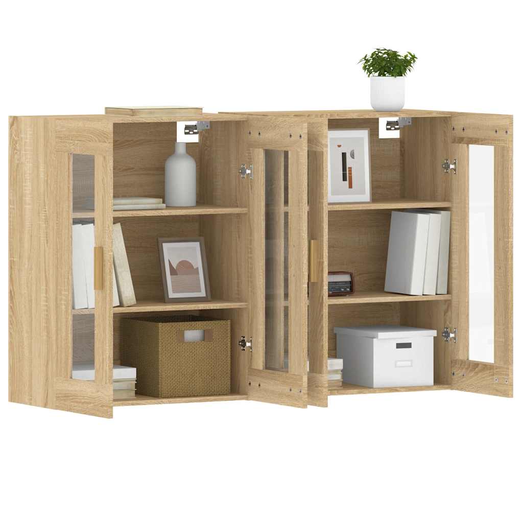 Väggskåp Sonoma Ek 2 st
