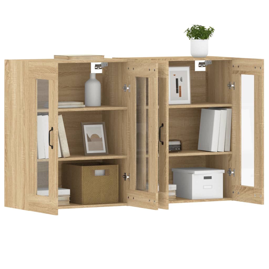 Väggskåp Sonoma Ek 2 st