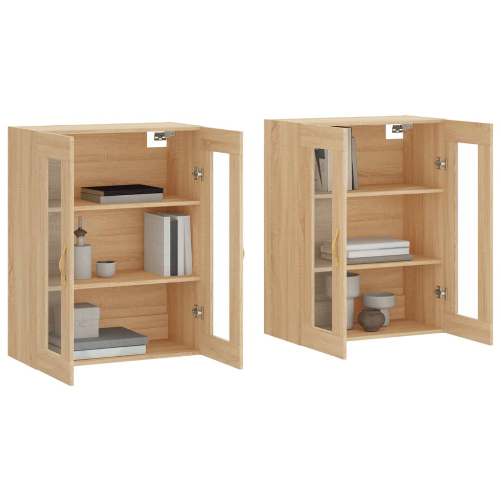 Väggskåp Sonoma Ek 2 st