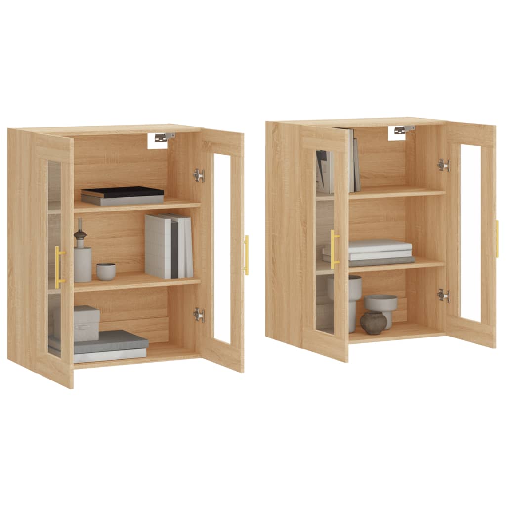 Väggskåp Sonoma Ek 2 st