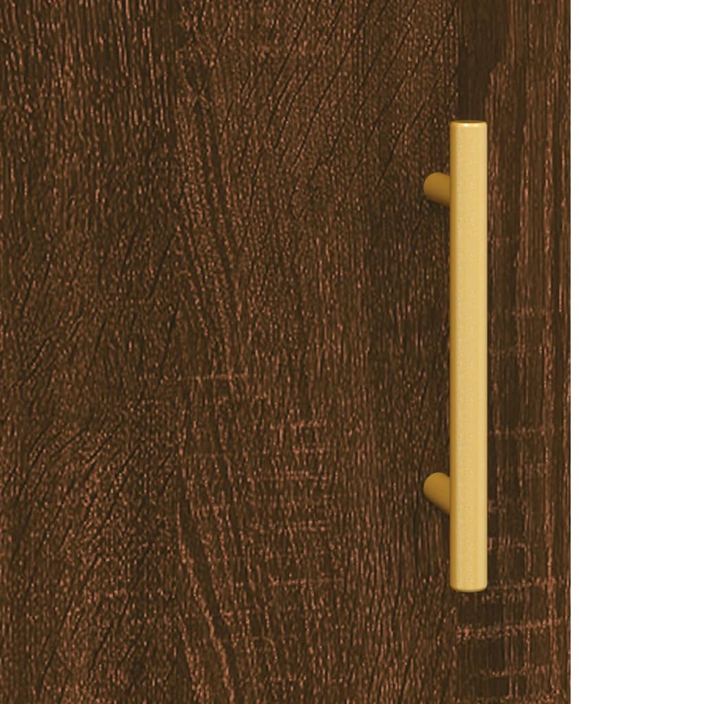 Väggskåp Brun Ek 2 st