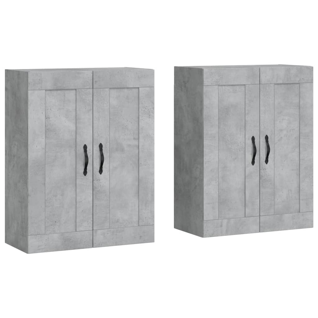 Väggskåp Betonggrå 2 st