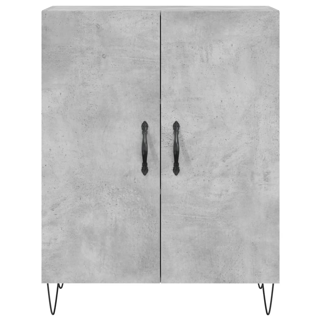 Skåp Betonggrå 69,5x34x180 cm