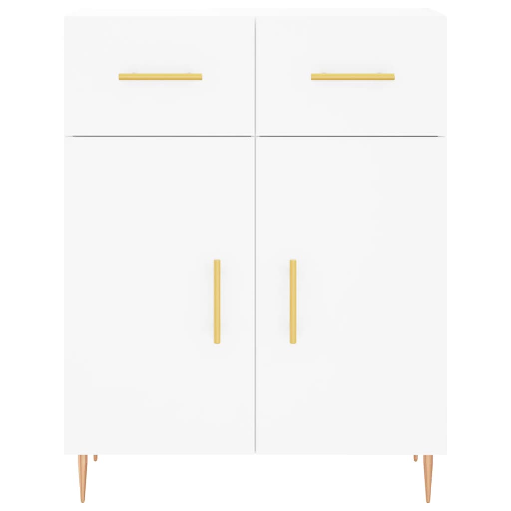 Skåp Vit 69,5x34x180 cm