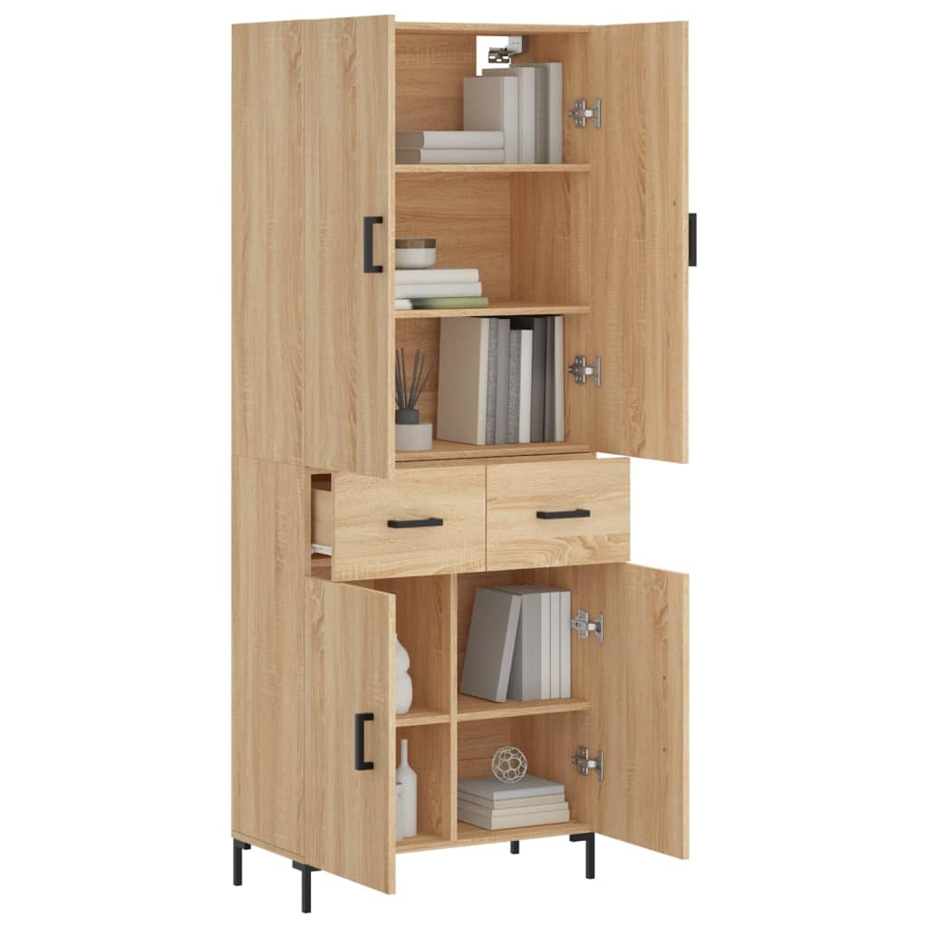 Skåp Sonoma Ek 69,5x34x180 cm