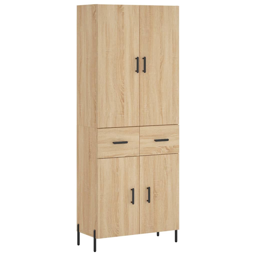 Skåp Sonoma Ek 69,5x34x180 cm