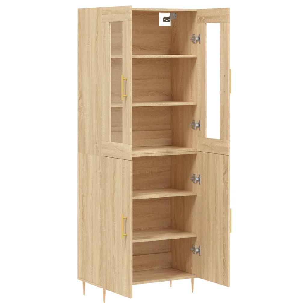 Skåp Sonoma Ek 69,5x34x180 cm