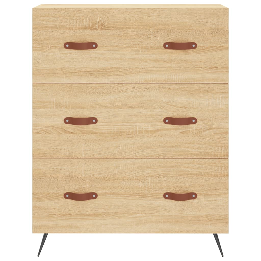 Skåp Sonoma Ek 69,5x34x180 cm