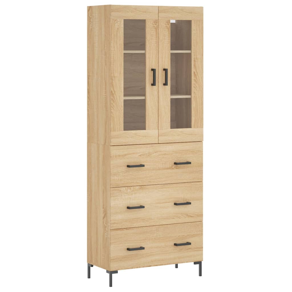 Skåp Sonoma Ek 69,5x34x180 cm