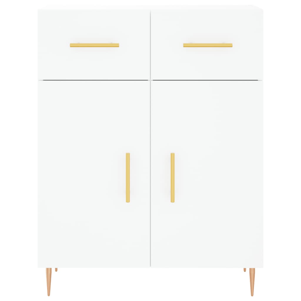 Skåp Vit 69,5x34x180 cm