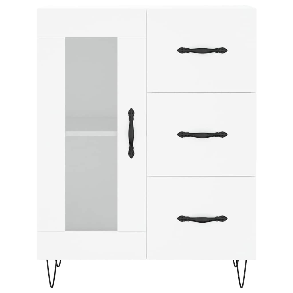 Skåp Vit 69,5x34x180 cm