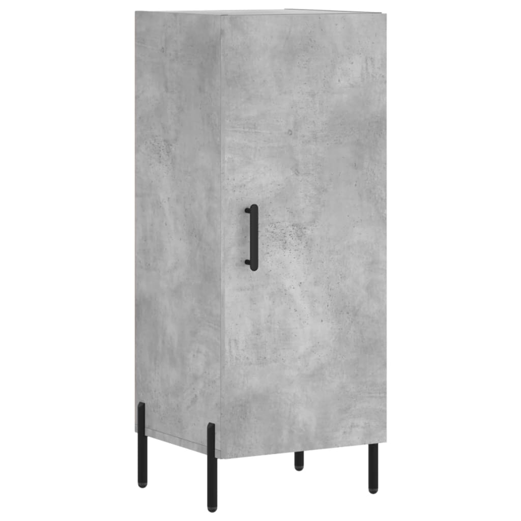 Skåp Betonggrå 34,5x34x180 cm