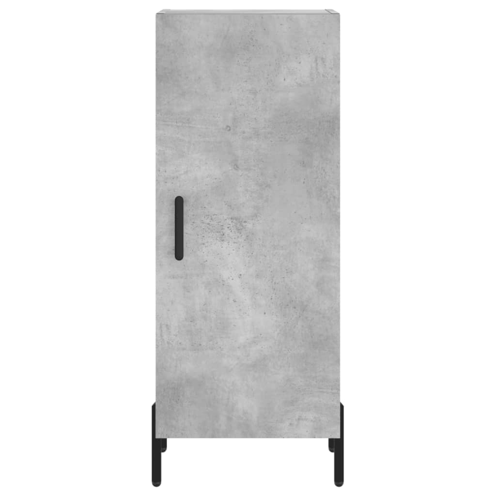 Skåp Betonggrå 34,5x34x180 cm