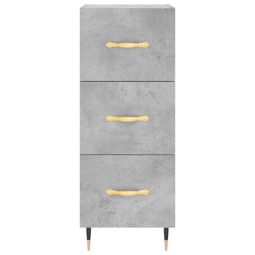 Skåp Betonggrå 34,5x34x180 cm