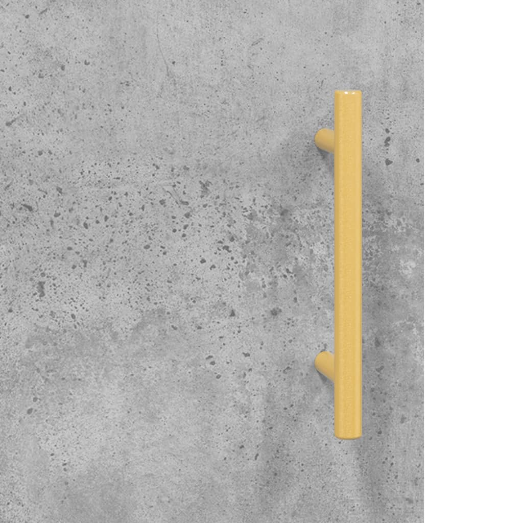 Skåp Betonggrå 34,5x34x180 cm