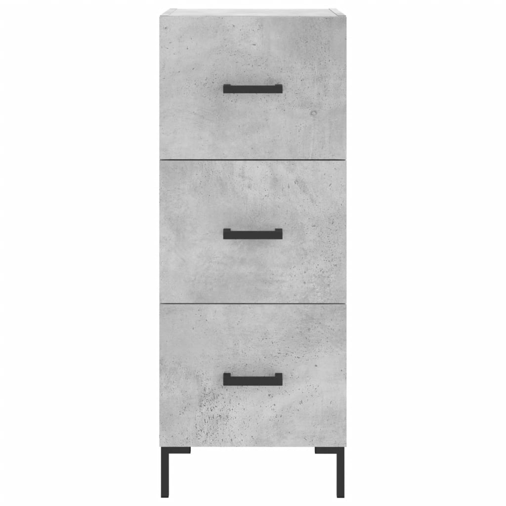 Skåp Betonggrå 34,5x34x180 cm