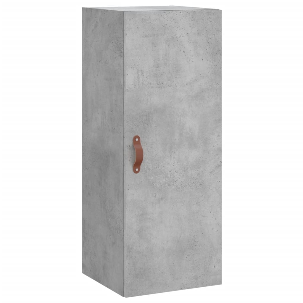 Skåp Betonggrå 34,5x34x180 cm