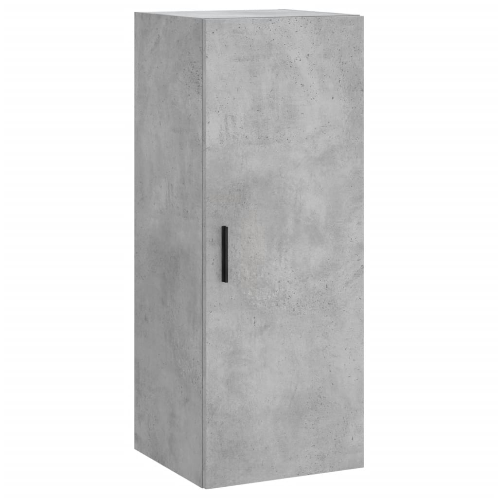 Skåp Betonggrå 34,5x34x180 cm