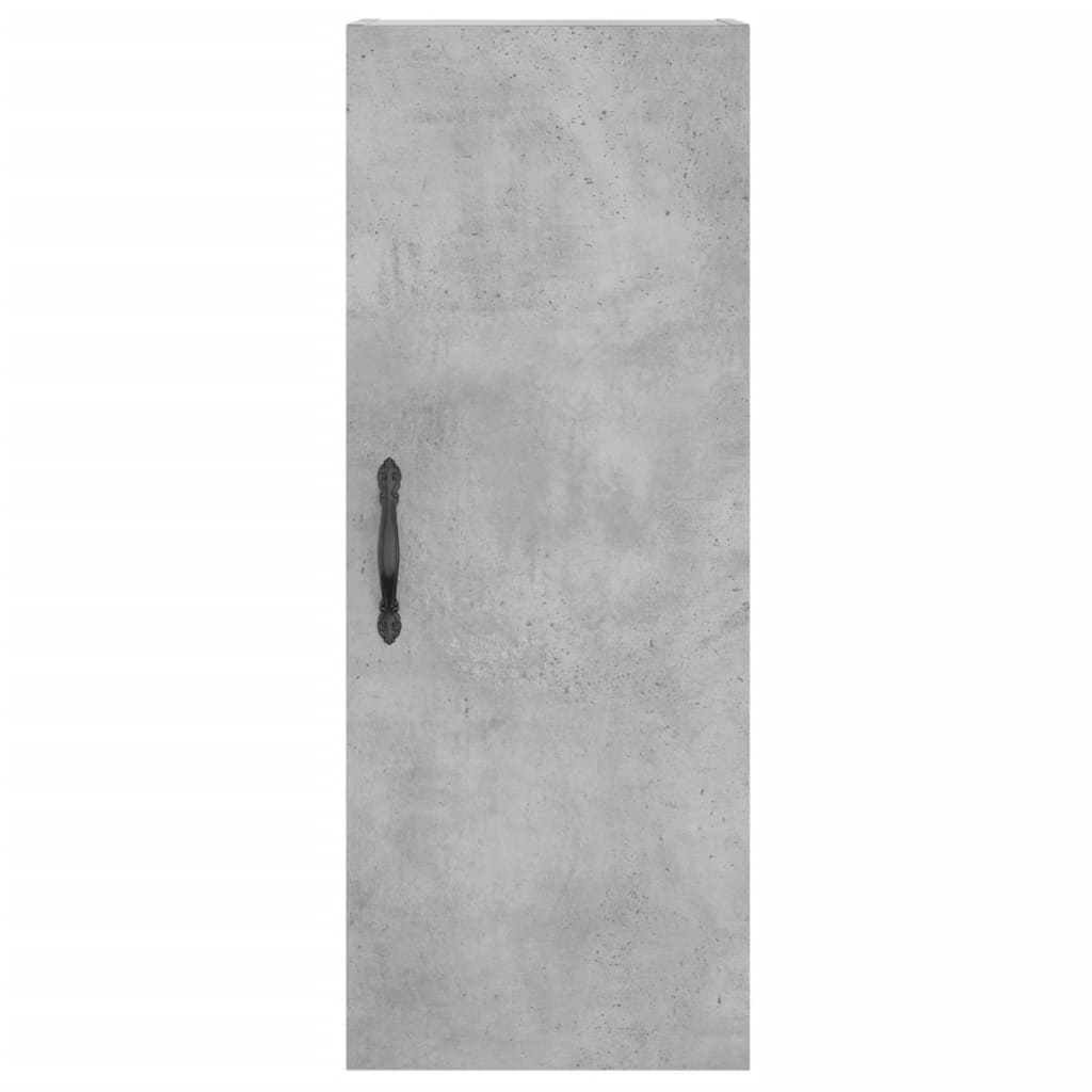 Skåp Betonggrå 34,5x34x180 cm
